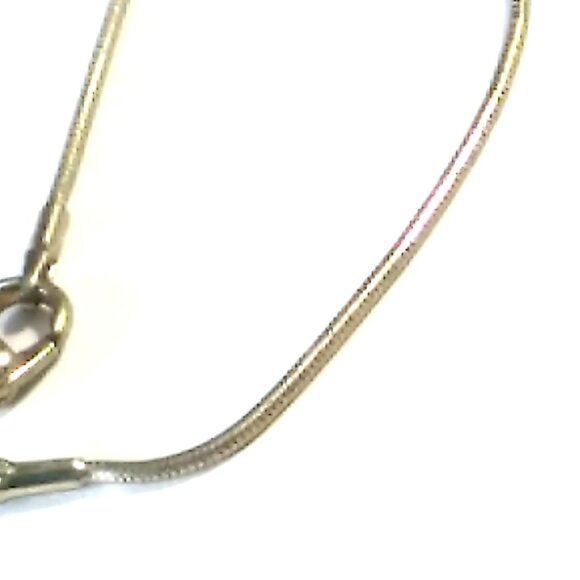 Gold-tone Circle Rhinestone Pendant Necklace - Picture 9 of 11